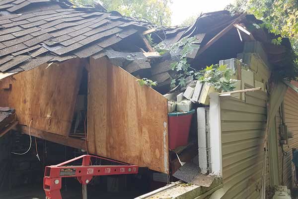 property damage exceeds insurance coverage